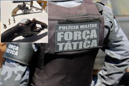 Policiais da Fora Ttica realizavam buscas em pasto quando criminosos reagiram e foram baleados