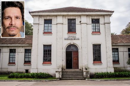 O artista visual Maike Moreira (detalhe) e o Instituto de Pol�ticas P�blicas e Direitos Humanos, do Mercosul