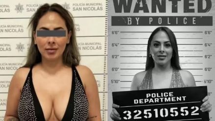 Gloria Torres, 35, que viralizou depois de compartilhar sua foto de fichamento em uma delegacia de Monterrey, no Mxico,  apresentadora de uma TV local.