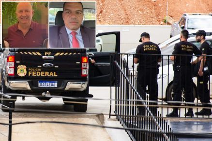 No detalhe, o advogado Roberto Zampieri, que foi assassinado em 2023, e o lobista Andreson Gonalves