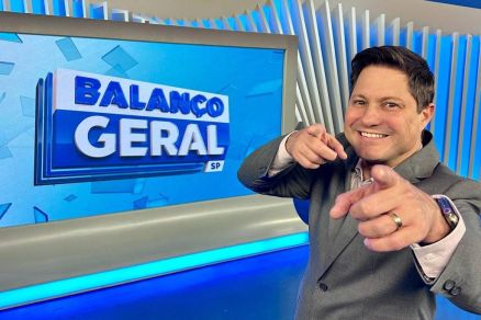 Eleandro Passaia apresentador do 'Balano Geral' 