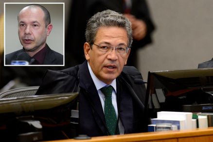 O corregedor-geral Mauro Campbell Marques e o juiz Ivan Lcio Amarante (detalhe)