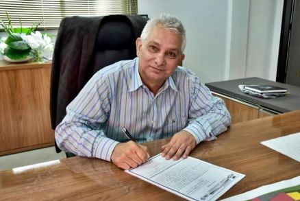 O ex-prefeito de Ga�cha do Norte, Voney Goiano, alvo de uma a��o civil do Minist�rio P�blico