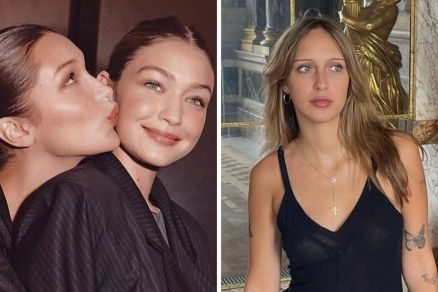 As irms Gigi e Bella Hadid e a nova irm Aydan Nix 