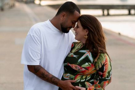 A apresentadora Tati Machado com o marido Bruno Monteiro -