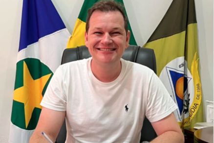 O prefeito de Cl�udia, Marcos Tadeu: dinheiro p�blico em shows