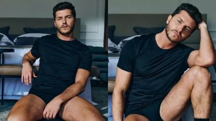 Klebber Toledo compartilha ensaio sensual de cueca