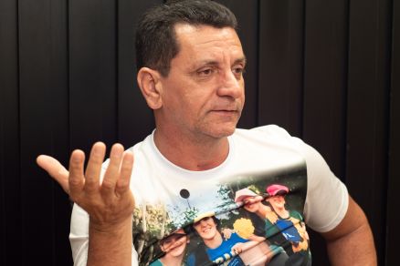 Regivaldo Batista Cardoso  esposo e pai de vtimas de chacina em Sorriso