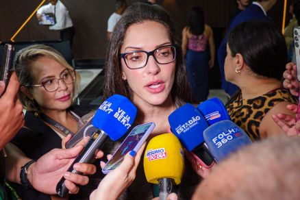 Nova presidente estadual do MDB, a deputada estadual Janaina Riva 