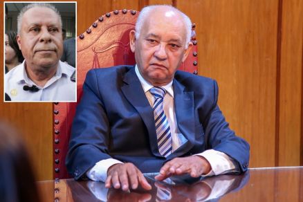 O desembargador Juvenal Pereira da Silva, relator do HC de Chico 2000 (no detalhe)