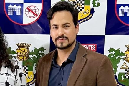 O mdico Thiago Bitencourt, que protocolou renncia na Cmara de Canarana
