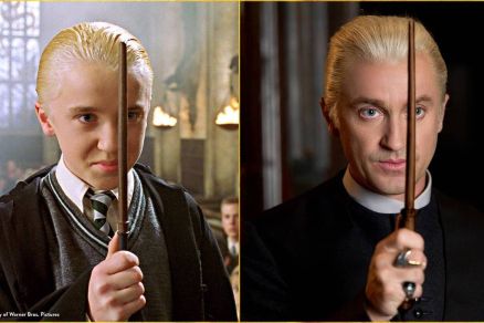 O ator Tom Felton como Draco Malfoy em 'Harry Potter' 