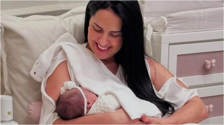 Graciele Lacerda desabafa sobre n�o amamentar a filha, Clara