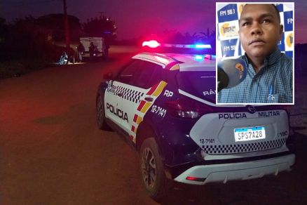 O radialista Lo Coutinho (detalhe), que foi encontrado morto nesta madrugada