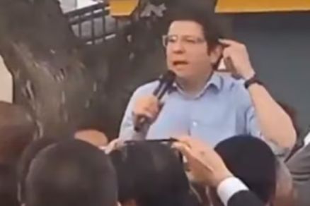 O senador Miguel Uribe Turbay, que foi baleado 