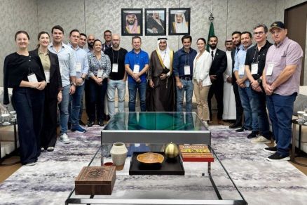 A comitiva de MT no Jop�o