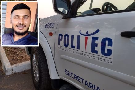 Evair Pereira de Abreu (detalhe) no resistiu e morreu no local