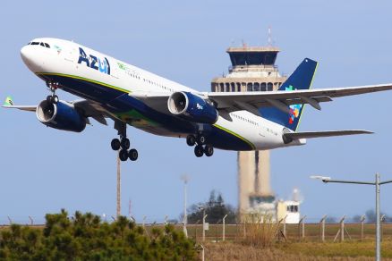 Aeronave Azul Linhas Areas, que suspendeu voos em MT