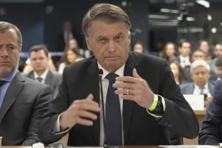 Jair Bolsonaro em depoimento ao STF no incio de junho