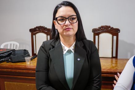A vereadora e primeira-dama de Cuiab, Samantha Iris, cotada para ser vice-governadora