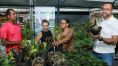Prefeita Flvia Moretti visita 1 Festival de Flores e Plantas 