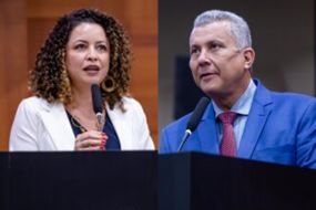 AL empossa os suplentes Professora Graciele e Baiano Filho