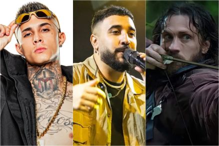 As atraes musicais MC Paiva e Matheusinho, alm de cena do novo filme 
