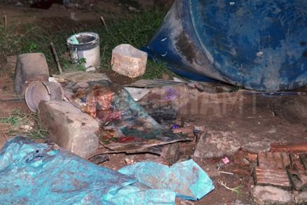 Corpo da vtima foi encontrado sob uma caixa de gua no quintal