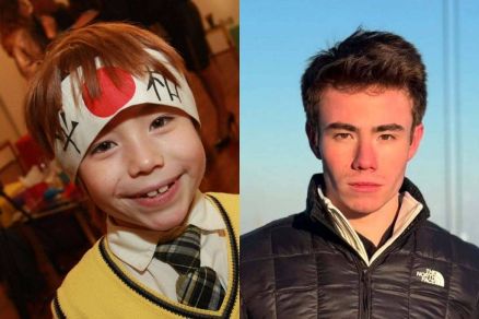 Matheus Ueta na �poca de 'Carrossel' e nos dias de hoje 