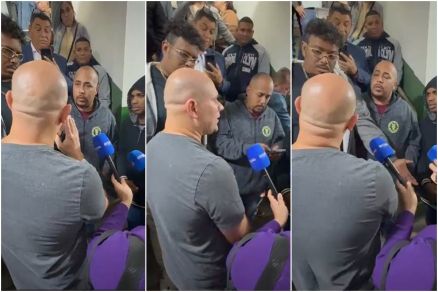 O prefeito de Cuiab Abilio Brunini conversa com os influencers