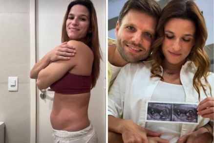 Jade Barbosa mostra barriga de grvida 
