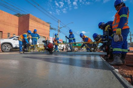 Cruzamento na entrada do CPA 1 ser fechado para concretagem de pistas do BRT