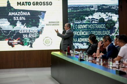 O secretrio Cesar Miranda