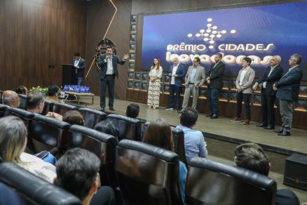 Solenidade de encerramento da 1 edio do prmio Cidades Inovadoras