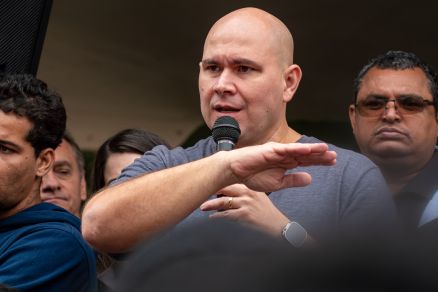 O prefeito de Cuiab Abilio Brunini, que rebateu postagem de Stopa