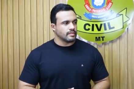 O delegado Matheus Augusto Soares, de gua Boa, que apura o caso 