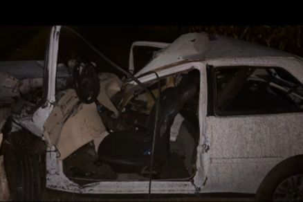 Veculo Gol, conduzido por vtima fatal 