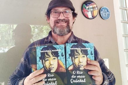 O escritor e jornalista Antonio P. Pacheco, autor do livro O Rio do Meu Quintal