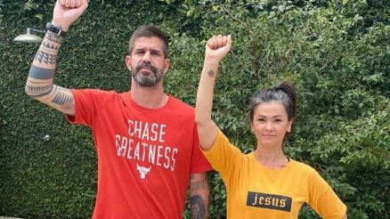 Suzana Alves e marido
