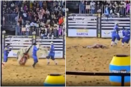 Acidente foi filmado por plateia que assistir ao campeonato