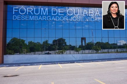A juza Laura Dorilo Cndido ( no detalhe), que assina a deciso 