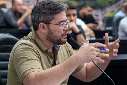 O suplente de vereador Fellipe Correa, que cuidar de relao com a Cmara
