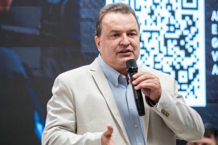 O presidente da Assembleia Legislativa, deputado Max Russi, que falou sobre obra em rodovia de Mato Grosso