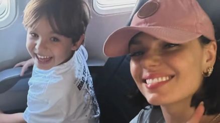 Isis Valverde e o filho, Rael 