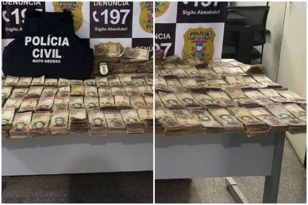 Valor apreendido estava em posse de um alvo da Polcia Civil