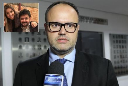 O juiz Raul Lara Leite, que condenou Monnize da Costa e Eder Moraes (no detalhe)