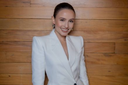 Larissa Manoela durante o lanamento da novela das seis 'ta Mundo Melhor!' em So Paulo