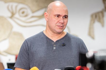 O prefeito de Cuiab Abilio Brunini, que criticou as dvidas deixadas por Emanuel Pinheiro