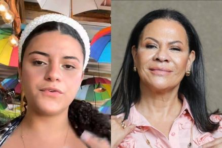 Vitria Drumond ( esquerda), filha do piloto, e Ruth Moreira travaram batalha na Justia aps acidente de Marlia Mendona
