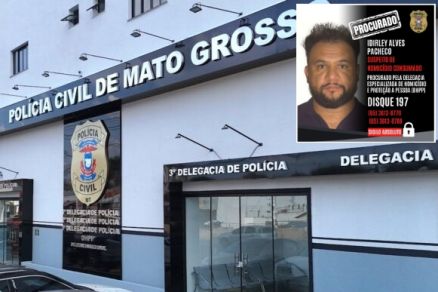 O cartaz com a foto de Idirley Alves Pacheco (detalhe) foi divulgado pela DHPP